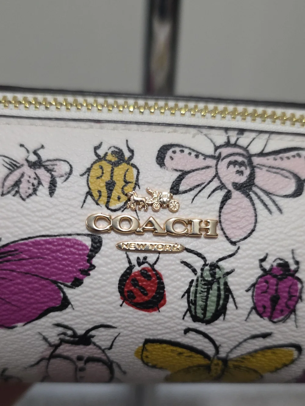 Coach Nolita Barrel Bag Creature Print Chalk Multi Limited Edition